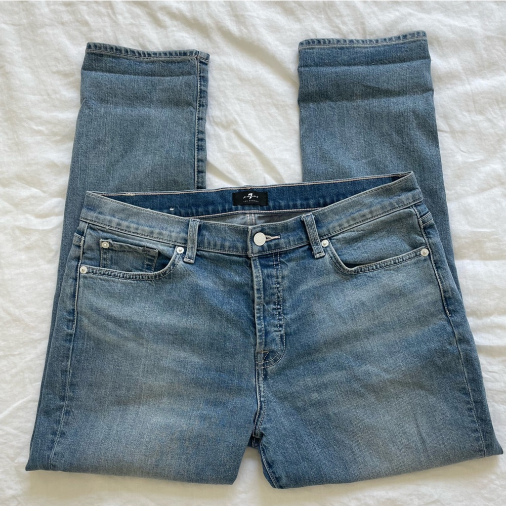 7 For All Mankind® Josefina High Waist Boyfriend Jeans (Ventana) Size 31 - Picture 7 of 15